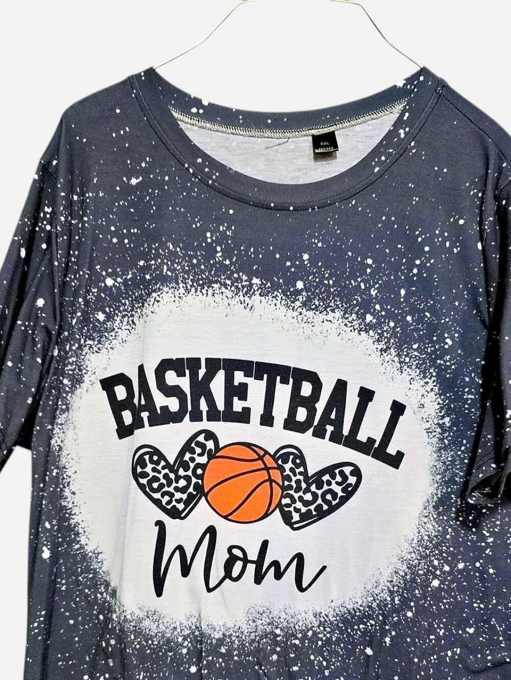 Basketball Mom Short Sleeve Tee - Gray